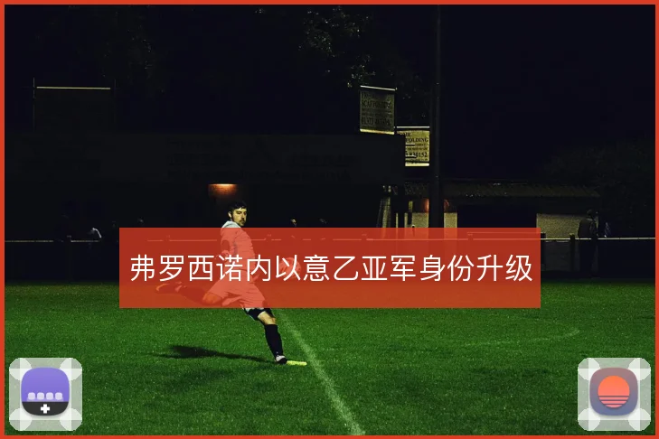 弗罗西诺内以意乙亚军身份升级